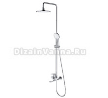 Душевая стойка Sole Abrau S017C хром