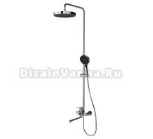 Душевая стойка Sole Genova S037C хром