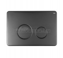 Кнопка смыва для унитаза IDDIS Unisteel UNSR2GMi77 нержавеющая сталь, цвет матовый графит