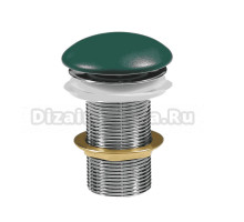 Донный клапан для раковины Milleau PD1 PD1MHGN/OO без перелива, матовый зеленый