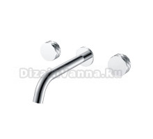 Смеситель для раковины Boheme Stick diamond 152-2-CR С ВНУТРЕННЕЙ ЧАСТЬЮ, chrome