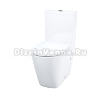 Унитаз-компакт напольный IDDIS Slide SLIRDSEi24 безободковый, глянцевый белый