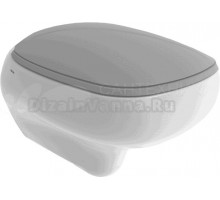 Унитаз подвесной BOCCHI Fenice 1166-001-0129 с серой матовой крышкой