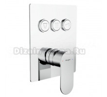 Встраиваемый смеситель для душа и ванны Raglo R50.273 С ВНУТРЕННЕЙ ЧАСТЬЮ, хром