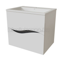 Тумба д/ванной "Лайф-60" подвесная под ум.Марго-60 (Mixline) (ПВХ)