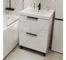 Тумба д/ванной "Гранд-60" под ум.Fest-60 (Sanita Lux) (ПВХ)