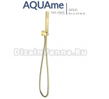 Душевой комплект AQUAme Savona золото шлифованное AQM8712BG