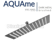 Верхний душ AQUAme Savona с покрытием темным металлом AQM8607GM