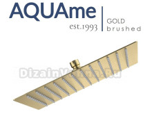 Верхний душ AQUAme Savona с золотым покрытием AQM8607BG