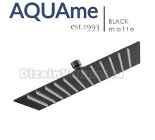 Верхний душ AQUAme Savona с черным покрытием AQM8607MB