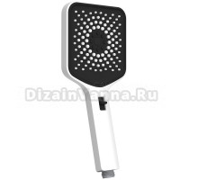 Лейка для душа 120 мм, 3 режима, белый AQUAme AQM8502W