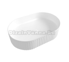 Накладная раковина Teymi Martta 50 глянцевая белая, овальная