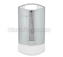 Душевая кабина Niagara Eco E80/40/MT/BK 80х80 см, без крыши