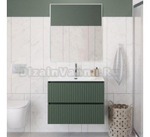 Мебель для ванной комнаты BelBagno Uno-mini 100 подвесная, 2 ящика, матовая еловая