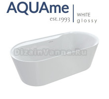 Ванна AQUAme акриловая отдельностоящая AQM3505GW-L