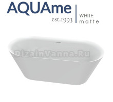 Ванна AQUAme акриловая отдельностоящая AQM3501MW