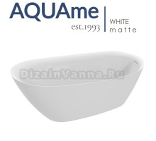 Ванна AQUAme акриловая отдельностоящая AQM3503MW