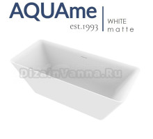 Ванна AQUAme акриловая отдельностоящая AQM3502MW