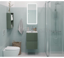 Мебель для ванной комнаты BelBagno Uno-mini 40 подвесная, 2 ящика, матовая еловая