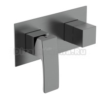 Встраиваемый смеситель для душа и ванны Raglo R01.273.09 С ВНУТРЕННЕЙ ЧАСТЬЮ, графит