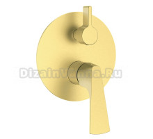 Встраиваемый смеситель для душа и ванны Raglo R07.273.03 С ВНУТРЕННЕЙ ЧАСТЬЮ, золотой сатин