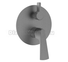 Встраиваемый смеситель для душа и ванны Raglo R07.273.09 С ВНУТРЕННЕЙ ЧАСТЬЮ, графит