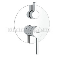 Встраиваемый смеситель для душа и ванны Raglo R20.272 С ВНУТРЕННЕЙ ЧАСТЬЮ, хром