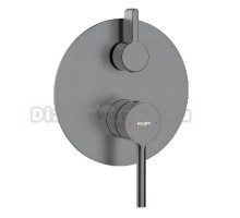 Встраиваемый смеситель для душа и ванны Raglo R20.272.09 С ВНУТРЕННЕЙ ЧАСТЬЮ, графит