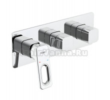 Встраиваемый смеситель для душа и ванны Raglo R51.274 С ВНУТРЕННЕЙ ЧАСТЬЮ, хром