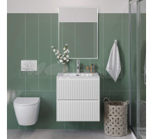 Мебель для ванной комнаты BelBagno Uno-mini 60 подвесная, 2 ящика, bianco opaco