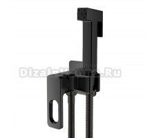 Гигиенический душ Raglo R51.52.06 со смесителем, С ВНУТРЕННЕЙ ЧАСТЬЮ, черный