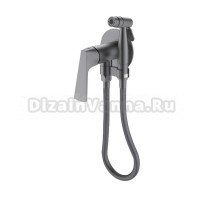 Гигиенический душ Raglo R07.52.09 со смесителем, С ВНУТРЕННЕЙ ЧАСТЬЮ, графит