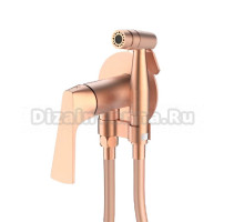 Гигиенический душ Raglo R07.52.33 со смесителем, С ВНУТРЕННЕЙ ЧАСТЬЮ, медь