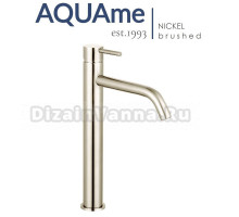 Смеситель для раковины AQUAme Siena шлифованный никель AQM6214BN