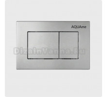 Кнопка смыва для унитаза AQUAme AQM4102S пластик, цвет сатин
