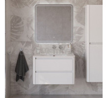 Мебель для ванной комнаты Cezares Relax 80 подвесная, 2 ящика, bianco lucido