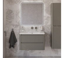 Мебель для ванной комнаты Cezares Relax 80 подвесная, 2 ящика, сатин