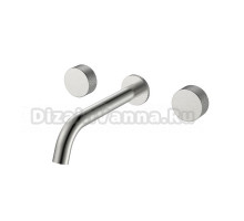 Смеситель для раковины Boheme Stick touch 152-2-SGM.2 С ВНУТРЕННЕЙ ЧАСТЬЮ, shine gun metal