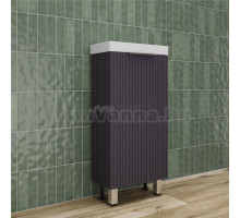 Тумба с раковиной Style Line Соло 40 графит нубук