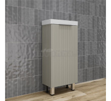 Тумба с раковиной Style Line Соло 40 санд серая галька