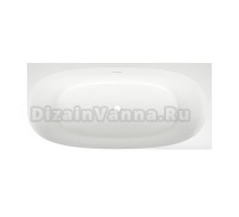 Акриловая ванна Wellsee Belle Spa 2.0 160x75 см, угловая, правая, пристенная, белая, асимметричная, на ножках