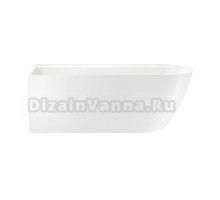 Акриловая ванна Wellsee Camellia 236101000 165x80 см, угловая, левая, отдельностоящая, белая, асимметричная