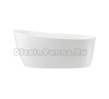 Акриловая ванна Wellsee Paradise Story 236601000 170x75 см, отдельностоящая, белая, овальная