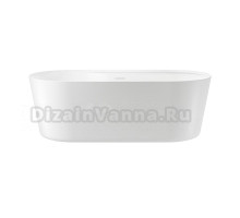 Акриловая ванна Wellsee Vanille Joie 236501000 180x85 см, отдельностоящая, белая, овальная