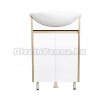 Тумба с раковиной Corozo Орегон 50 напольная, сонома