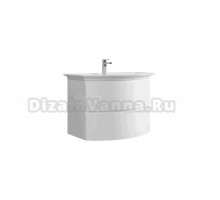 Тумба с раковиной Belux Версаль НП 81-02 подвесная, белая глянцевая