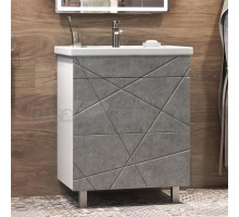 Тумба под раковину без столешницы Vigo Geometry 60 бетон, под раковину Kirovit Фостер