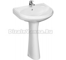 Раковина Santeri Версия 1.3111.5.S00.11B.0 57 глянцевая белая, с пьедесталом