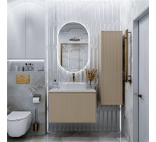 Мебель для ванной комнаты Grossman Кристалл 80 подвесная, матовая бежевая