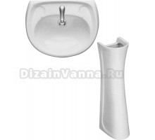 Раковина Santeri Воротынский 1.3111.7.S01.10B.0 57 крап на белом, с пьедесталом